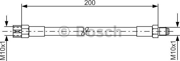 BOSCH 1 987 476 002 - Flessibile del freno www.autoricambi360.it