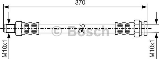 BOSCH 1 987 476 150 - Flessibile del freno www.autoricambi360.it