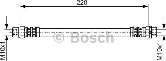 BOSCH 1 987 476 175 - Flessibile del freno www.autoricambi360.it