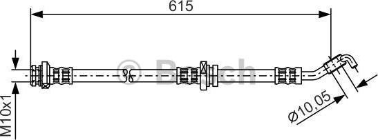 BOSCH 1 987 476 362 - Flessibile del freno www.autoricambi360.it
