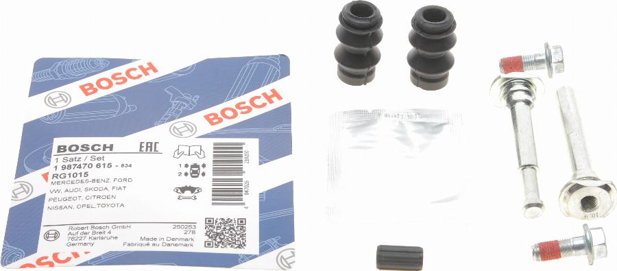 BOSCH 1 987 470 615 - Kit manicotti di guida, Pinza freno www.autoricambi360.it