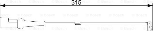 BOSCH 1 987 473 549 - Contatto segnalazione, Usura past. freno / mat. d'attrito www.autoricambi360.it