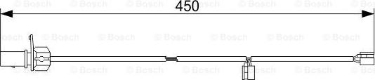 BOSCH 1 987 473 566 - Contatto segnalazione, Usura past. freno / mat. d'attrito www.autoricambi360.it
