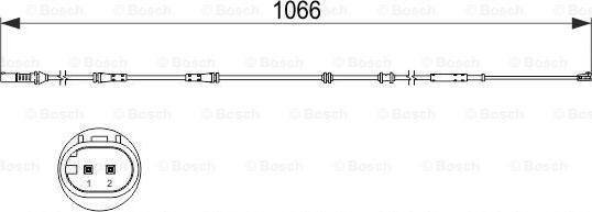 BOSCH 1 987 473 501 - Contatto segnalazione, Usura past. freno / mat. d'attrito www.autoricambi360.it