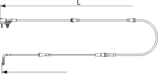 BOSCH 1 987 473 627 - Contatto segnalazione, Usura past. freno / mat. d'attrito www.autoricambi360.it