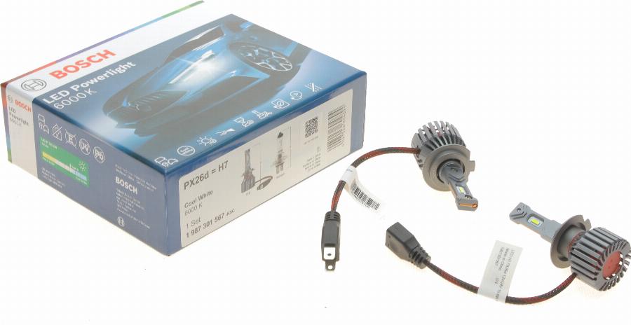 BOSCH 1 987 301 567 - Lampadina, Faro di profondità www.autoricambi360.it