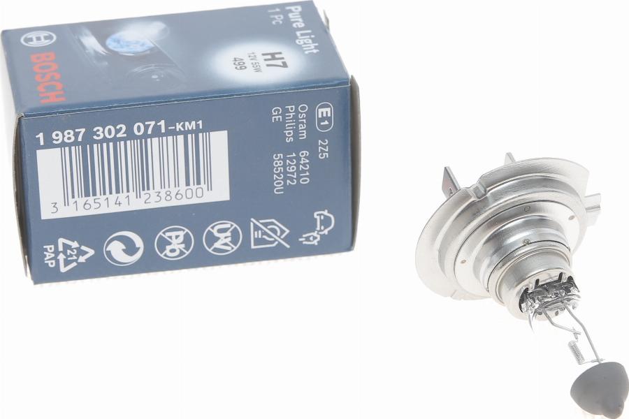 BOSCH 1 987 302 071 - Lampadina, Faro di profondità www.autoricambi360.it