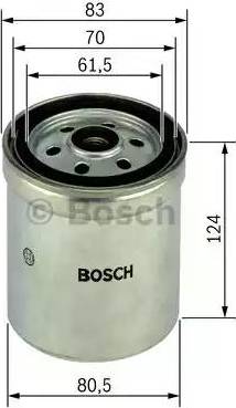 BOSCH 1 457 434 050 - Filtro carburante www.autoricambi360.it