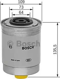 BOSCH 1 457 434 186 - Filtro carburante www.autoricambi360.it