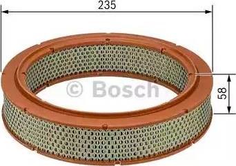BOSCH 1 457 432 111 - Filtro aria www.autoricambi360.it