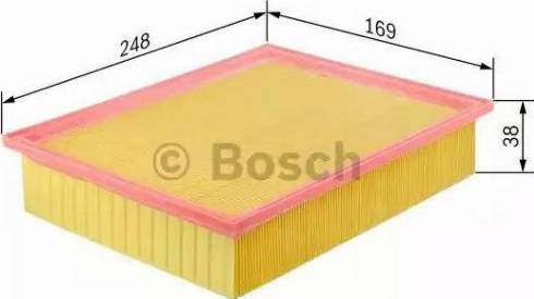 BOSCH 1 457 432 178 - Filtro aria www.autoricambi360.it