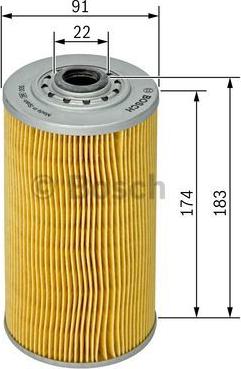 BOSCH 1 457 429 636 - Filtro olio www.autoricambi360.it