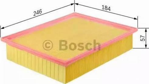 BOSCH 1 457 429 844 - Filtro aria www.autoricambi360.it
