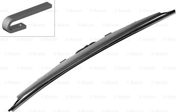 BOSCH 3 397 004 588 - Spazzola tergi www.autoricambi360.it