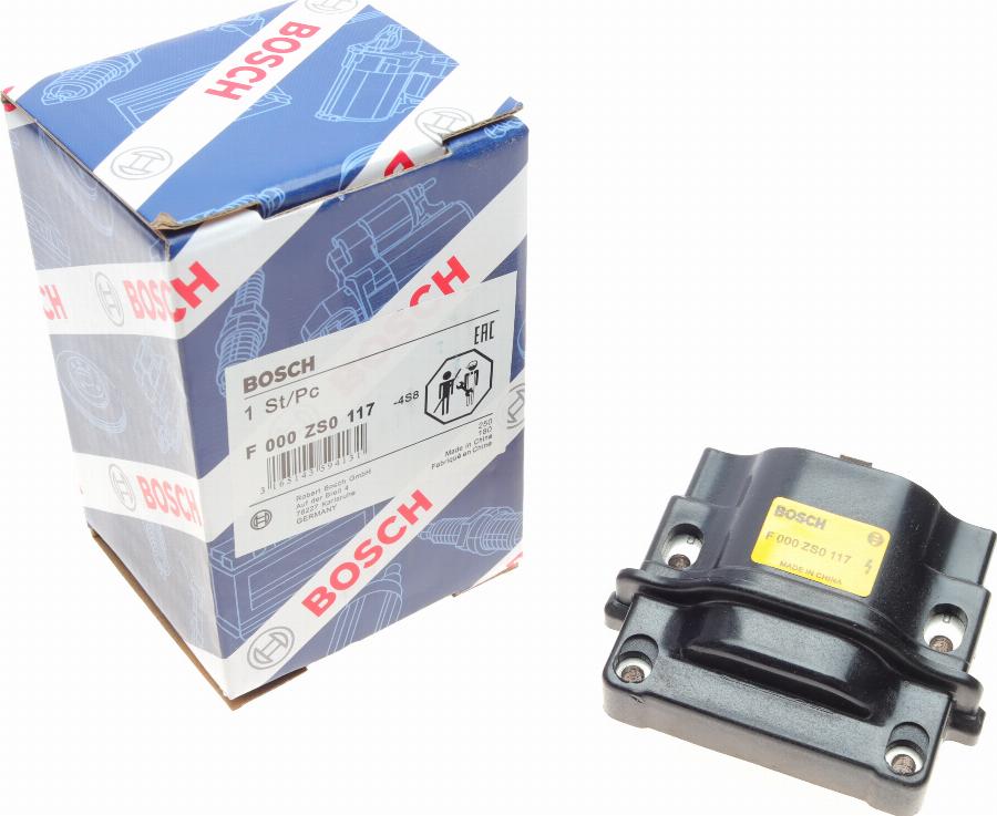 BOSCH F 000 ZS0 117 - Bobina d'accensione www.autoricambi360.it