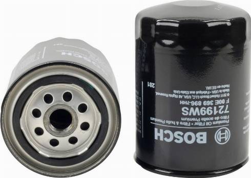 BOSCH F 00E 369 896 - Filtro olio www.autoricambi360.it