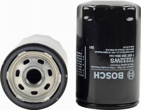 BOSCH F 00E 369 864 - Filtro olio www.autoricambi360.it