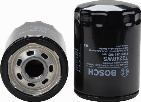 BOSCH F 00E 369 863 - Filtro olio www.autoricambi360.it