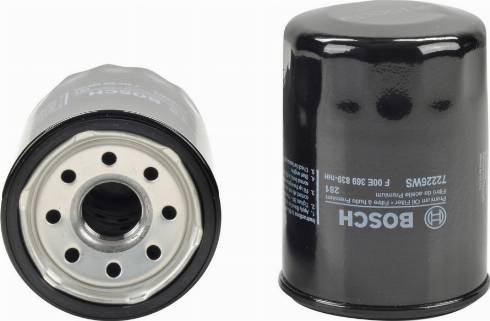 BOSCH F 00E 369 839 - Filtro olio www.autoricambi360.it