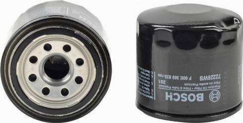 BOSCH F 00E 369 835 - Filtro olio www.autoricambi360.it