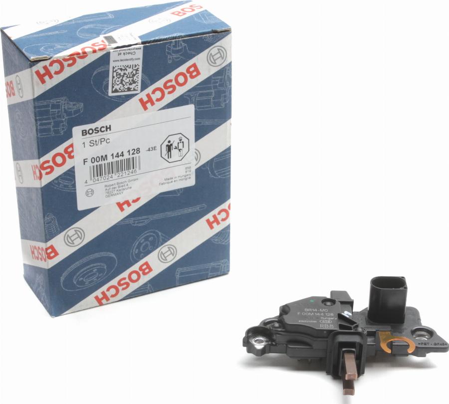 BOSCH F 00M 144 128 - Regolatore alternatore www.autoricambi360.it