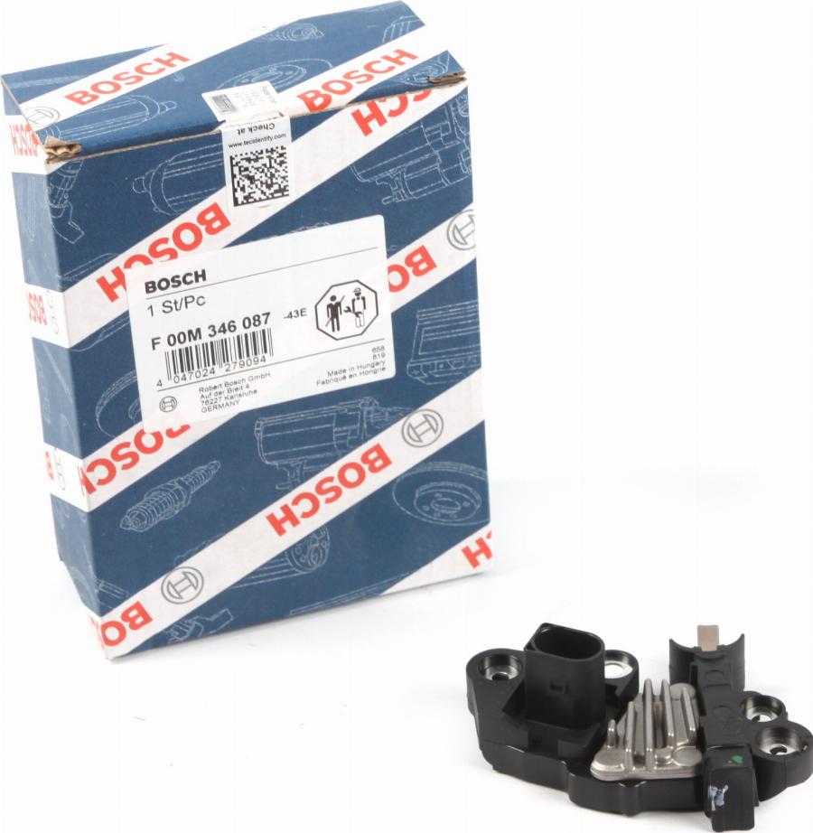 BOSCH F 00M 346 087 - Regolatore alternatore www.autoricambi360.it