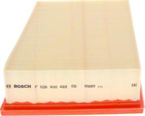 BOSCH F 026 400 489 - Filtro aria www.autoricambi360.it