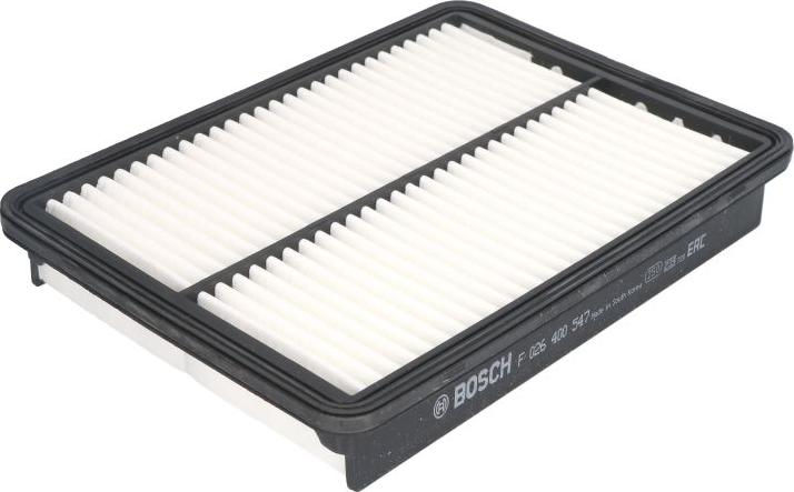 BOSCH F 026 400 547 - Filtro aria www.autoricambi360.it