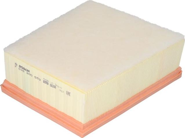 BOSCH F 026 400 559 - Filtro aria www.autoricambi360.it