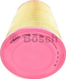 BOSCH F 026 400 560 - Filtro aria www.autoricambi360.it