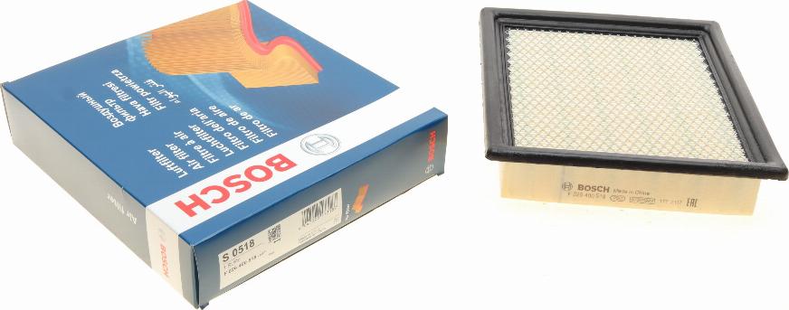 BOSCH F 026 400 518 - Filtro aria www.autoricambi360.it