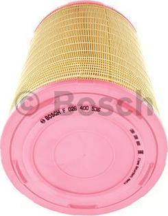 BOSCH F 026 400 536 - Filtro aria www.autoricambi360.it