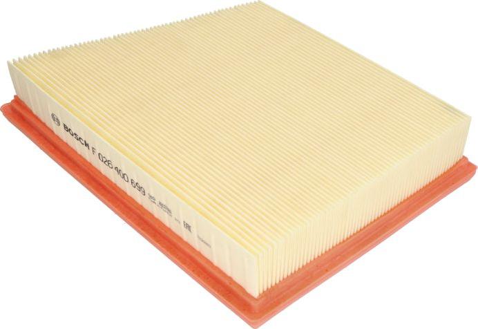 BOSCH F 026 400 699 - Filtro aria www.autoricambi360.it