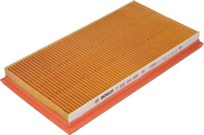 BOSCH F 026 400 655 - Filtro aria www.autoricambi360.it