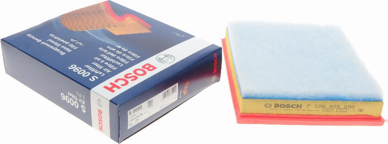 BOSCH F 026 400 096 - Filtro aria www.autoricambi360.it