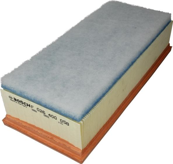 BOSCH F 026 400 058 - Filtro aria www.autoricambi360.it