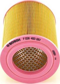 BOSCH F 026 400 061 - Filtro aria www.autoricambi360.it