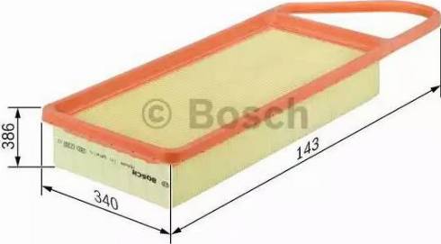 BOSCH F 026 400 005 - Filtro aria www.autoricambi360.it