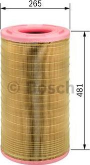BOSCH F 026 400 071 - Filtro aria www.autoricambi360.it