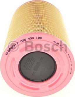 BOSCH F 026 400 196 - Filtro aria www.autoricambi360.it