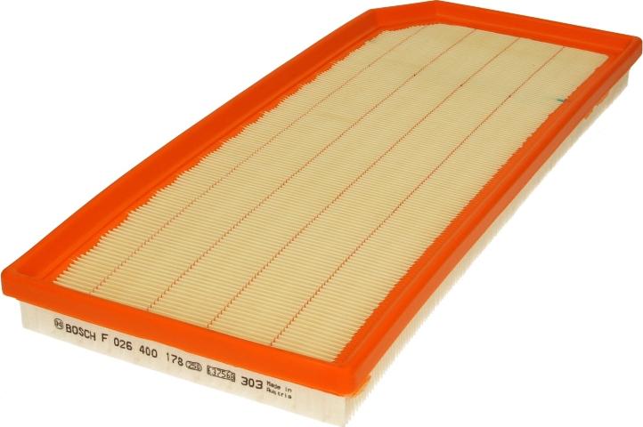 BOSCH F 026 400 178 - Filtro aria www.autoricambi360.it