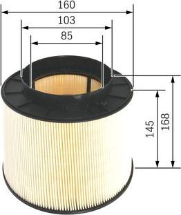 BOSCH F 026 400 394 - Filtro aria www.autoricambi360.it