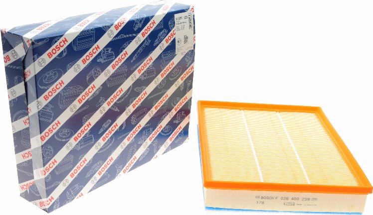 BOSCH F 026 400 259 - Filtro aria www.autoricambi360.it