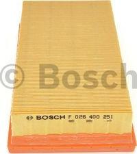 BOSCH F 026 400 251 - Filtro aria www.autoricambi360.it