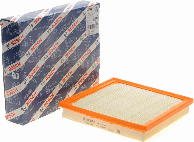 BOSCH F 026 400 743 - Filtro aria www.autoricambi360.it