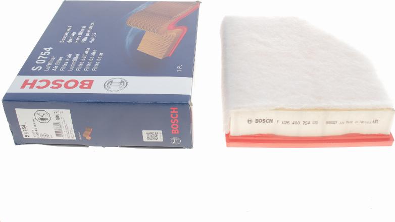 BOSCH F 026 400 754 - Filtro aria www.autoricambi360.it