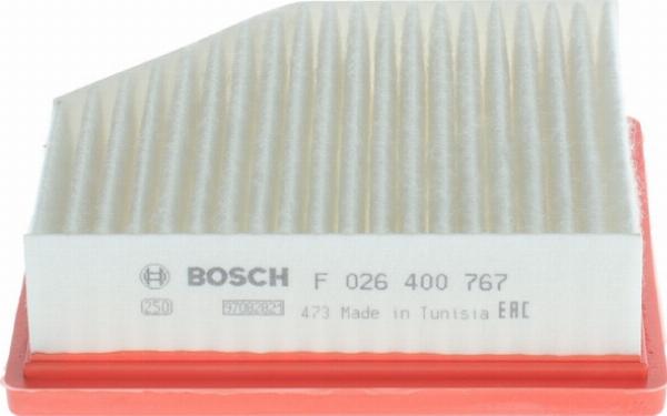 BOSCH F 026 400 767 - Filtro aria www.autoricambi360.it