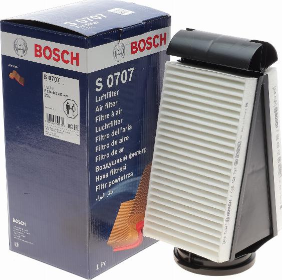 BOSCH F 026 400 707 - Filtro aria www.autoricambi360.it