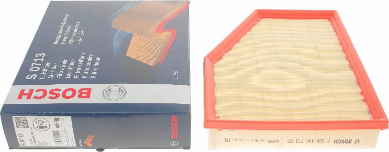 BOSCH F 026 400 713 - Filtro aria www.autoricambi360.it