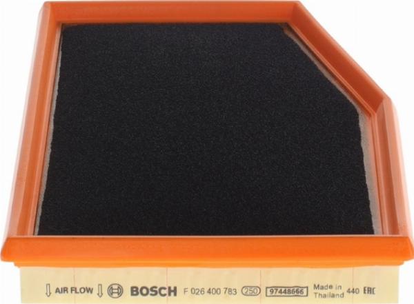 BOSCH F 026 400 783 - Filtro aria www.autoricambi360.it